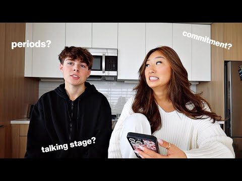 asking my boyfriend questions girls are too afraid to ask guys...