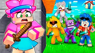 INVICTOR vs 4 CAZADORES... 😱 MINECRAFT LOS VECINOS #1