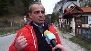 Камъните падат... на пътя през Триградското ждрело