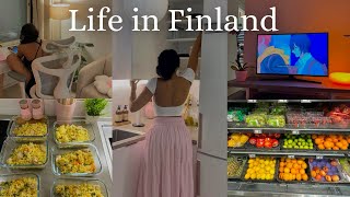 Days in my life in Finland | Living alone diaries | Grocery shopping,Cooking | life of an introvert