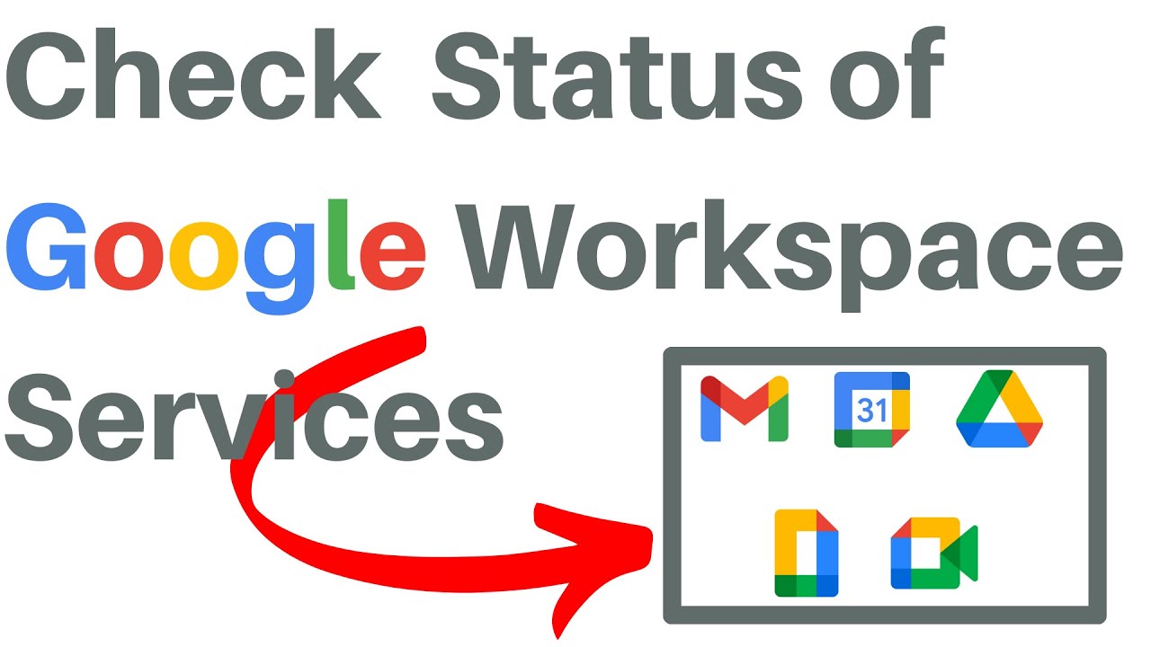 How To Check Performance Status of Google Workspace (G Suite) Services