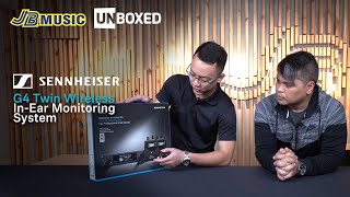 Video thumbnail for UNBOXED: Justin Santos unboxed Sennheiser G4 Twin Wireless In-Ear Monitoring System by JB Music