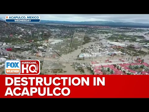 Drone Video Reveals Destruction In Acapulco From Aftermath Of Hurricane Otis