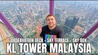 EXPLORING KL TOWER FOR THE FIRST TIME | MUST SEE VIEWS AND THRILLING SKY DECK EXPERIENCE
