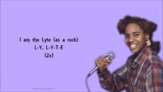 MC Lyte - Lyte as a Rock Lyrics Video