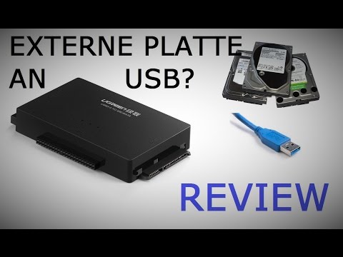 Interne Festplatten extern anschließen! UGREEN USB 3.0 auf Sata / IDE Adapter  REVIEW [Deutsch]