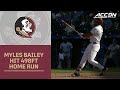 Florida State S Myles Bailey Hits A Home Run 468 Feet