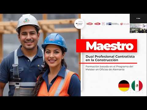 Lanzamiento oficial del Programa Maestro Dual Profesional Contratista en la Construcción