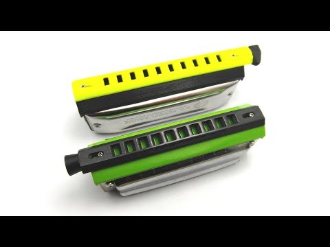 TWIN-DIATONIC HARPS Part 2 - MiniChrom, DoubleHarp Selectable, X-Reed UniBender