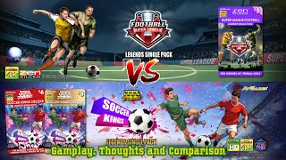 Zen's Super League Football vs Zaccaria’s Soccer Kings Deluxe, Gameplay, Thoughts and Comparison.