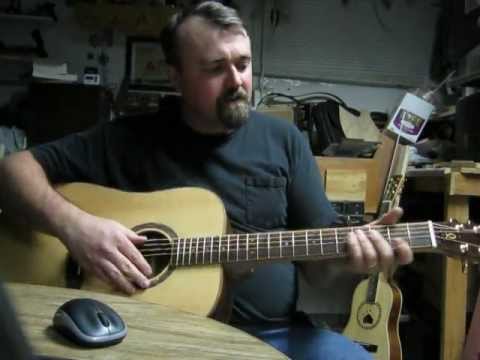 Moonlight Guitars by Jason Moe Guitar built for Mike Tyler