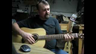 Moonlight Guitars by Jason Moe Guitar built for Mike Tyler