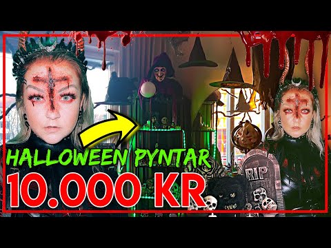 HALLOWEEN PYNTAR GALET I HELA MIN LÄGENHET FÖR 10.000KR | VLOGG