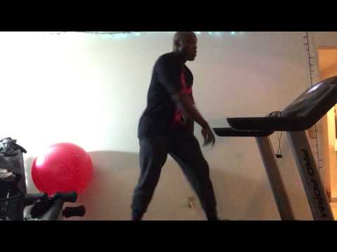 Uptown Funk treadmill dance