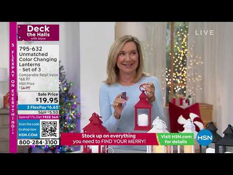 HSN | Deck the Halls with Alyce 11.01.2022 - 10 AM