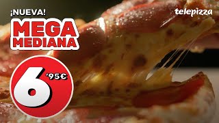 Telepizza La Mediana más grande de todas a 6,95€ 😱 anuncio