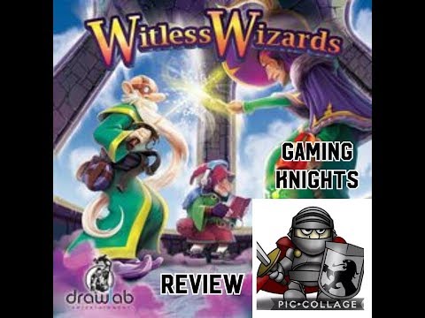 Boardgame Night review ; We play Witless Wizards