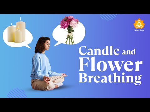 Flower And Candle Breathing Exercise | Mindful Breathing For Kids