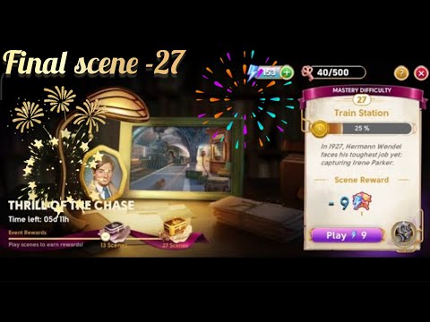 June's Journey Secrets 20 Scene 27 Train Station Word Mode 4k Final Scene