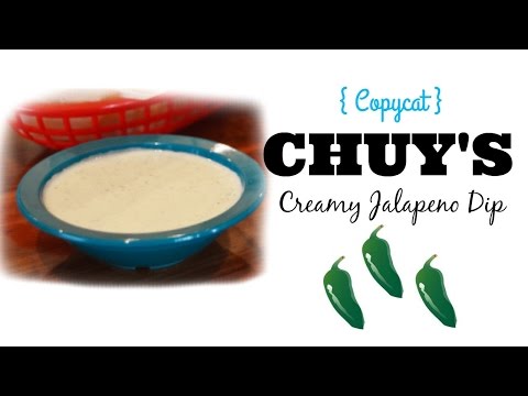 Copycat Chuy's Creamy Jalapeno Dip Recipe!