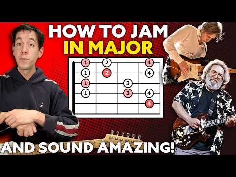 Improvising In Major Is Insanely Fun. Here's How To Do It! [GUITAR LESSON]
