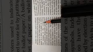 Polling and counting of votes. class 9 CBSE