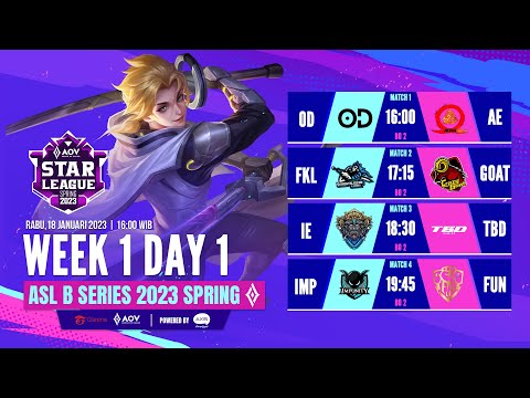 ASL B Series 2023 Spring Day 1 | Garena AOV Indonesia