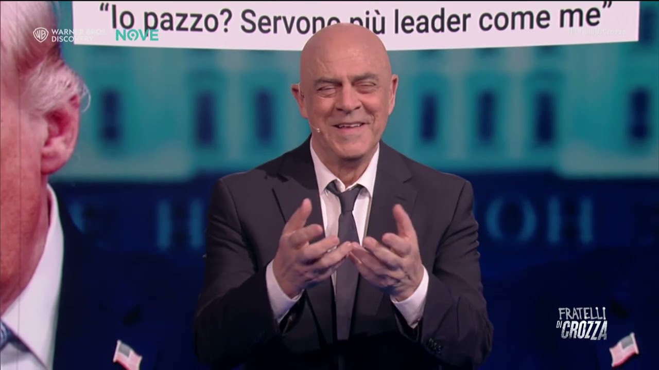 Crozza: "Trump pazzo? E' pieno di leader così. Ci sono strutture specializzate..."