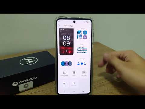 How to make icons bigger or smaller on the Moto G50