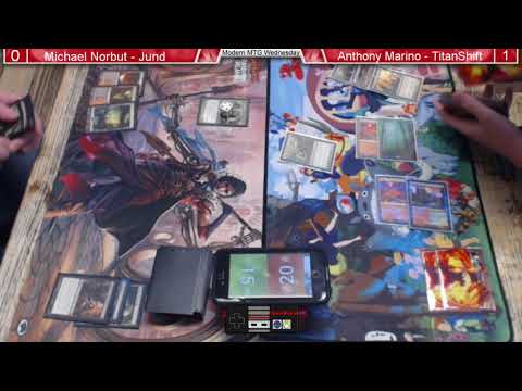 Jund vs TitanShift - NeverBoard Modern MTG