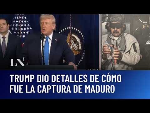 Donald Trump dio detalles de cómo fue la captura de Maduro