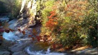 preview picture of video 'Lower Waterfall on Gragg Prong, Wilson Creek area, Pisgah National Forest, NC'