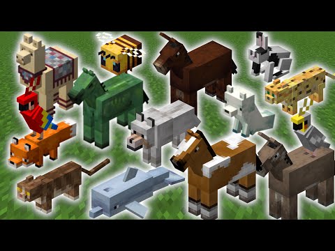 image-What are all the mobs and animals in Minecraft?