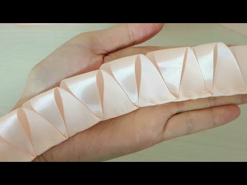 Super Easy Ribbon Flower Making - Hand Embroidery Amazing Trick with Ribbon - DIY Craft Ideas