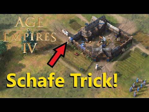 Age of Empires 4: Schafe Trick! Ab ins Dorfzentrum | Tipps & Tricks Tutorial [Deutsch]