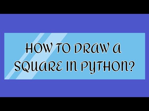 How To Create Square In Python Without Turtle Python Programming Learning Python
