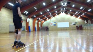 preview picture of video 'Indoor inline skating.'