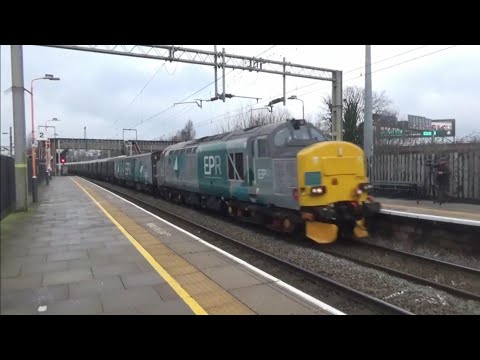 EPR 37423 Drags 769549 & 769535 & EPR Barriers Through Bescot Stadium 5Q69