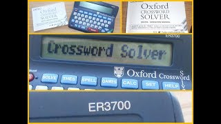 Seiko Oxford Dictionary Crossword Solver ER3700