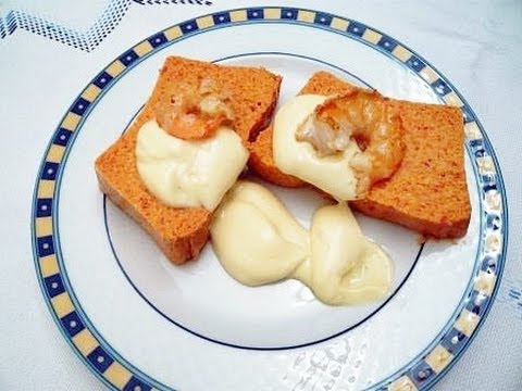 MOUSSE PIMIENTOS🦐🐟🌶️ PIQUILLO,BONITO Y GAMBAS (Microondas)