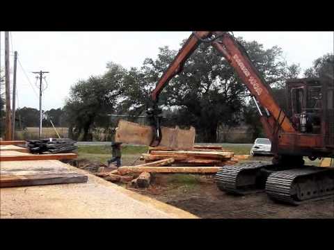 GIANT LIVE OAK SLABS FOR GALLEON SAN SALVADOR