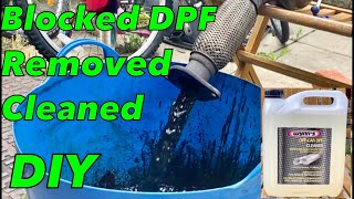 Blocked DPF removed and cleaned DIY Nissan Qashqai