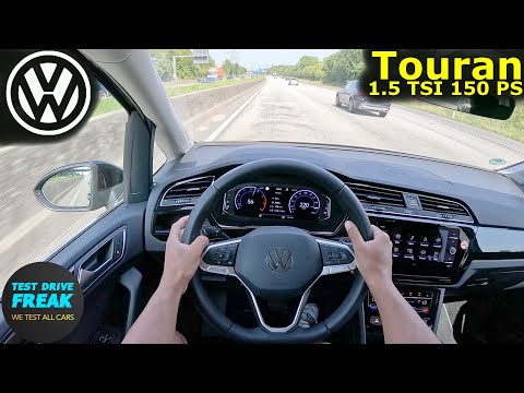 2024 VW Touran 1.5 TSI (150 PS) TOPSPEED POV 🚗 Autobahn Drive | No Speed LimitSequenz 01 28