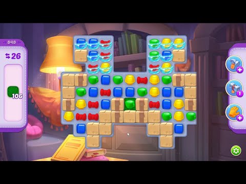 Homescapes level 848 - 26 Moves - No Boosters