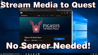 Stream Your Media to Oculus Quest with Pigasus (Easy!)