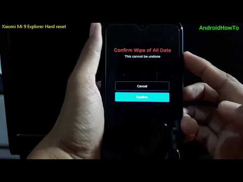 Xiaomi Mi 9 Explorer Hard reset
