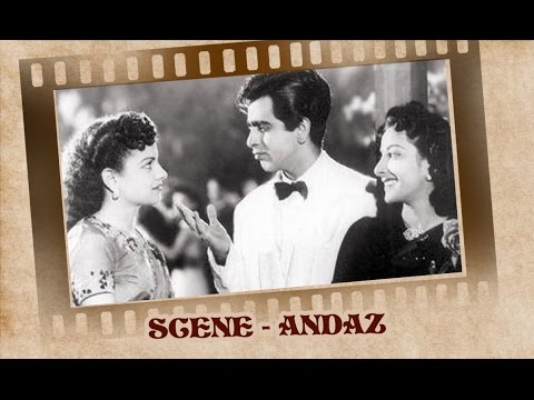 Dilip Kumar tries to flirt with Nargis - Andaz