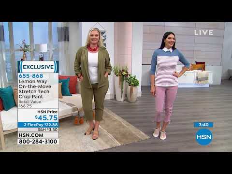 Lemon Way OntheMove Stretch Tech Crop Pant