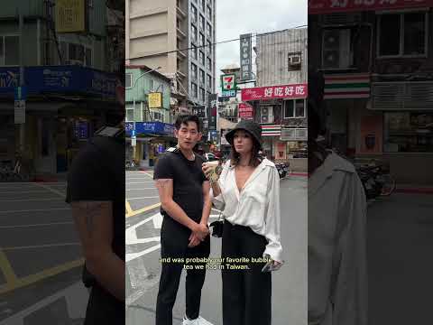 Um passeio de Bubble Tea em Taiwan!