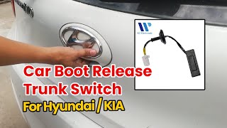 Replacing Car Rear Boot Trunk Release Switch for Hyundai (Grand i10) or KIA Picanto | PHILIPPINES